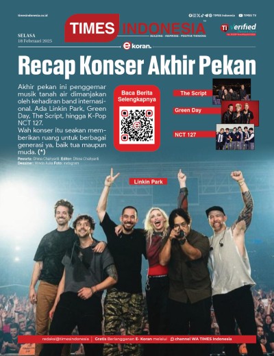 Edisi Selasa, 18 Februari 2025: E-Koran, Bacaan Positif Masyarakat 5.0