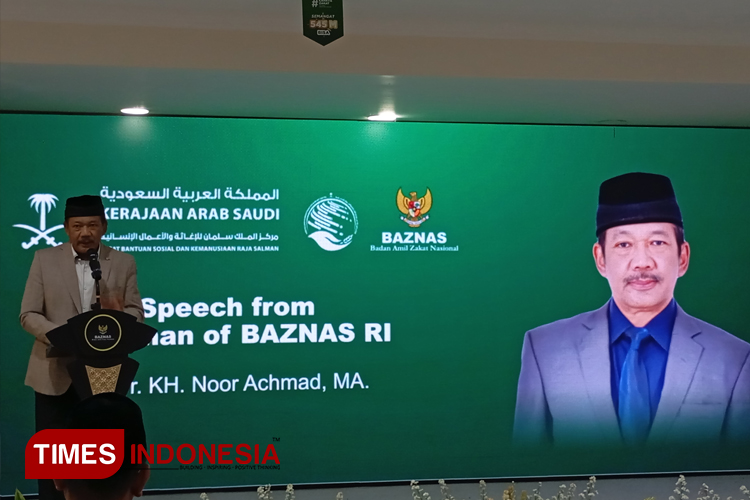 Sambut Ramadan, BAZNAS Bersama Lembaga Bantuan Kemanusiaan Raja Salman Bagikan Paket Pangan