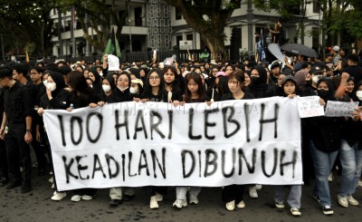 Aksi Demo Indonesia Gelap