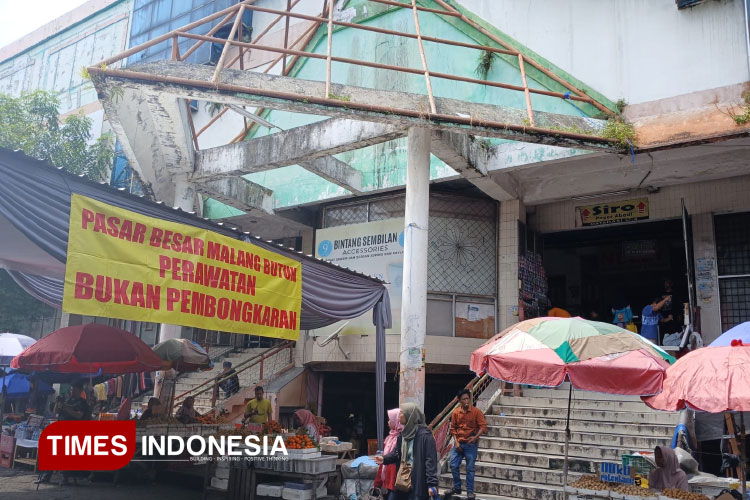 Ribuan Pedagang Tolak Pembongkaran Pasar Besar Kota Malang, Petisi Resmi Ditandatangani