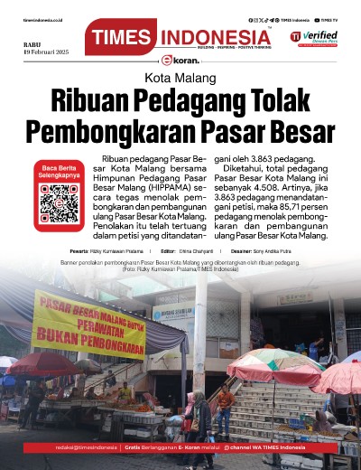 Edisi Rabu, 19 Februari 2025: E-Koran, Bacaan Positif Masyarakat 5.0