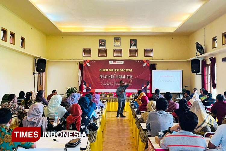 Kolaborasi TIMES Indonesia dan Cabdindik Pacitan, Guru SMA-SMK Dibekali Pelatihan Jurnalistik