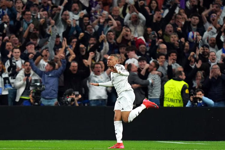 Kylian Mbappe jadi pahlawan kemenangan Madrid atas Man City (FOTO: UEFA)