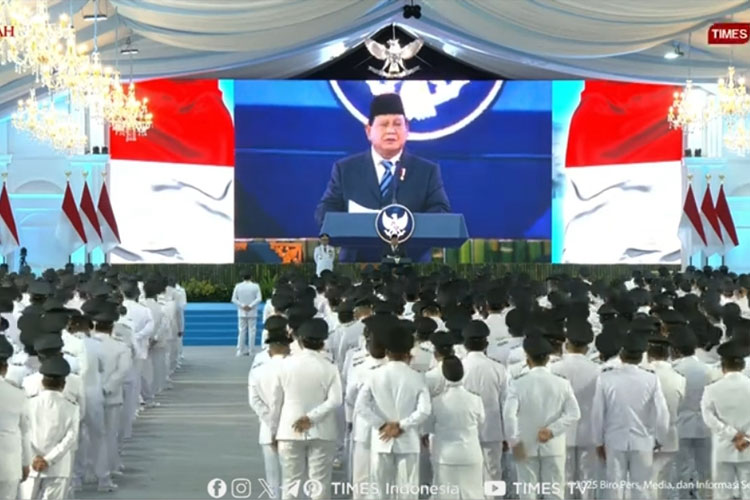 Resmi Dilantik Presiden Prabowo, Karangan Bunga Ucapan Selamat Penuhi Pendopo Agung Malang