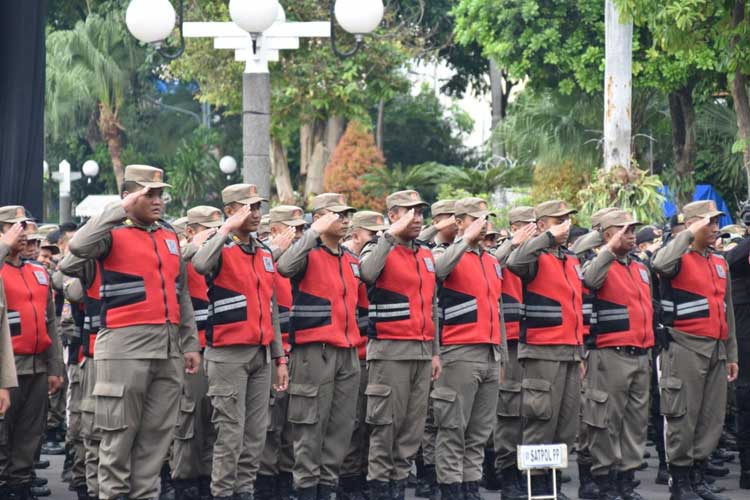 Satpol PP Kota Surabaya Patroli Ramadan, Sisir Lokasi Rawan Gangguan Trantibum