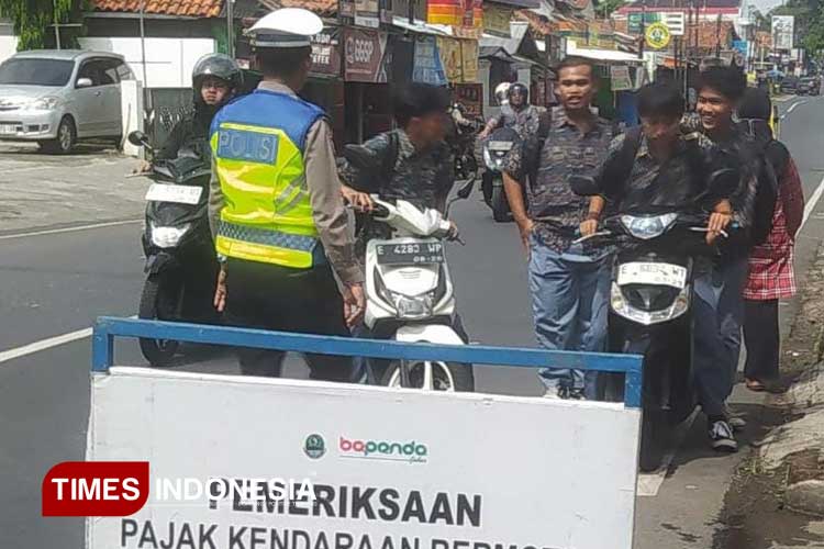 Jelang Ramadan, Kendaraan Penunggak Pajak di Majalengka Kembali Terjaring Razia