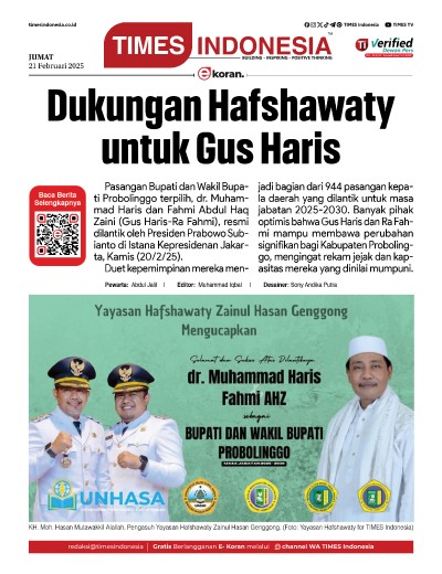 Edisi Jumat, 21 Februari 2025: E-Koran, Bacaan Positif Masyarakat 5.0