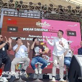 Raffi Ahmad Ramaikan Pencatatan Rekor MURI Makan Sereal