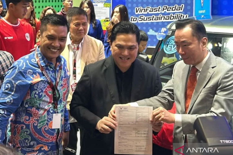 VinFast Jadi Sponsor Baru Timnas Indonesia, Erick Thohir: Dukungan Swasta Meningkat