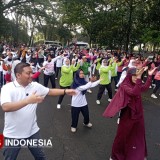 Sehat Gembira dengan Senam Nusantara Bersama Anggota DPRD Jatim Puguh Wiji Pamungkas