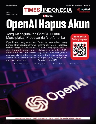 Edisi Senin, 24 Februari 2025: E-Koran, Bacaan Positif Masyarakat 5.0