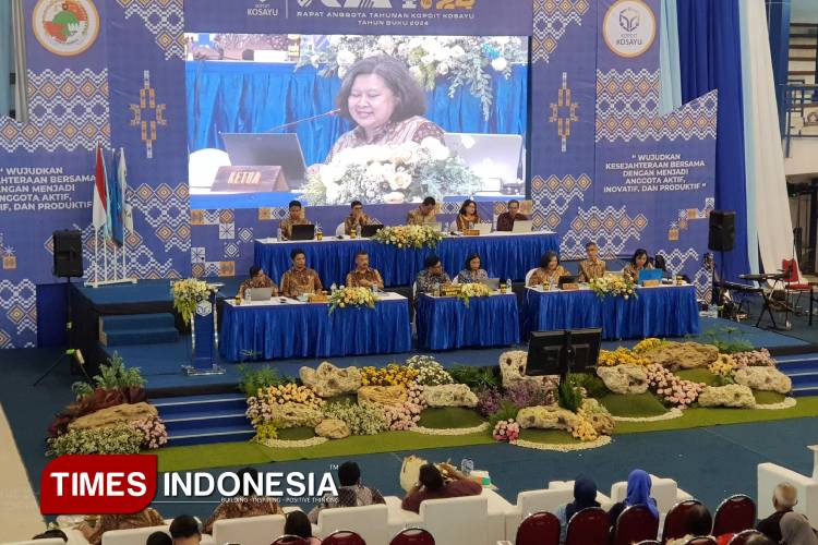 RAT Tahun Buku 2024 Kopdit Kosayu yang digelar di Polinema Malang. (Foto: Achmad Fikyansyah/TIMES Indonesia)