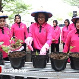 Bhayangkari Kota Mojokerto Sulap Satpas jadi Pekarangan Pangan