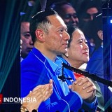 Momen AHY Sapa Puan di Kongres Partai Demokrat