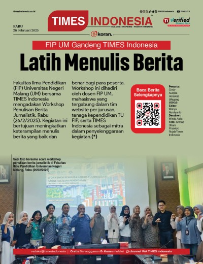 Edisi Rabu, 26 Februari 2025: E-Koran, Bacaan Positif Masyarakat 5.0