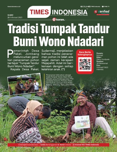 Edisi Rabu, 26 Februari 2025: E-Koran, Bacaan Positif Masyarakat 5.0