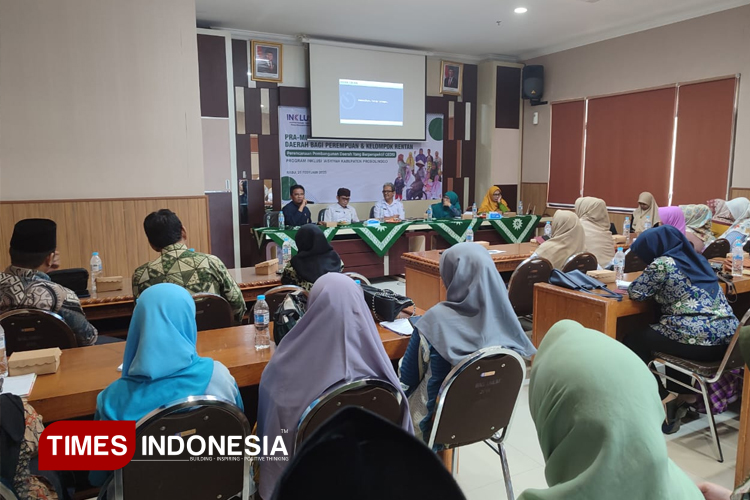 Musyawarah Perencanaan Pembangunan Perempuan dan Kelompok Rentan di Kantor Bupati Probolinggo, Jatim (Foto: Iqbal/TIMES Indonesia)