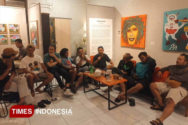 Meresapi Karya Perupa Malang Raya dalam Pameran dan Bincang Seni 'We are Obah'