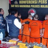 Ternyata Begini Modus 7 Pengedar Narkoba yang Berhasil Diungkap Polres Majalengka