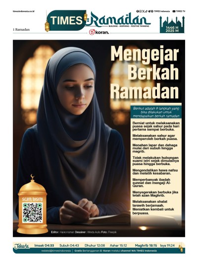 Edisi Sabtu, 1 Maret 2025: E-Koran, Bacaan Positif Masyarakat 5.0