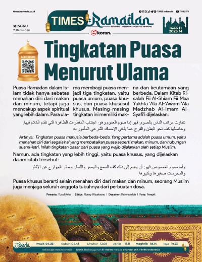 Edisi Minggu, 2 Maret 2025: E-Koran, Bacaan Positif Masyarakat 5.0