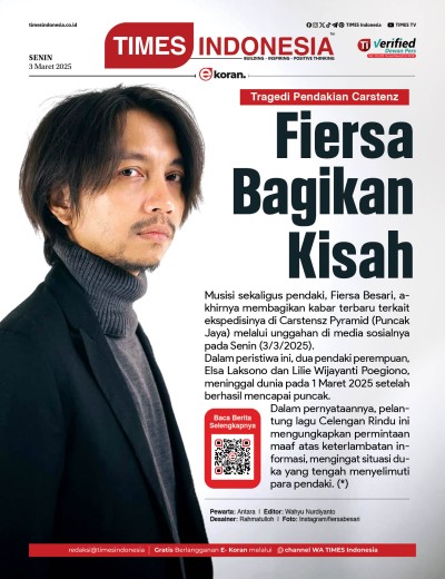 Edisi Senin, 3 Maret 2025: E-Koran, Bacaan Positif Masyarakat 5.0