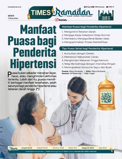 Edisi Senin, 3 Maret 2025: E-Koran, Bacaan Positif Masyarakat 5.0