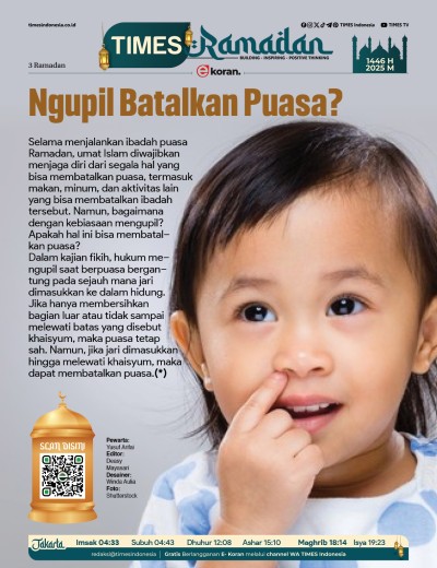 Edisi Senin, 3 Maret 2025: E-Koran, Bacaan Positif Masyarakat 5.0