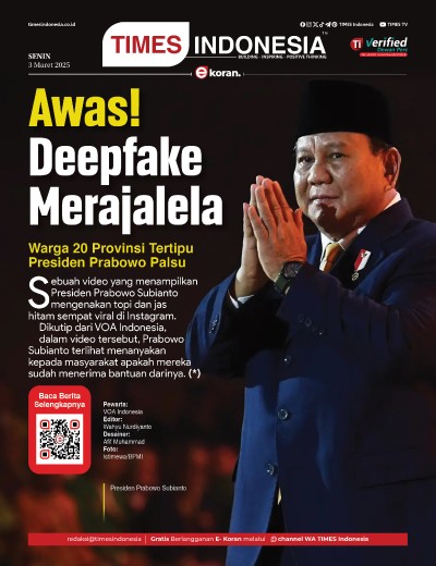 Edisi Senin, 3 Maret 2025: E-Koran, Bacaan Positif Masyarakat 5.0