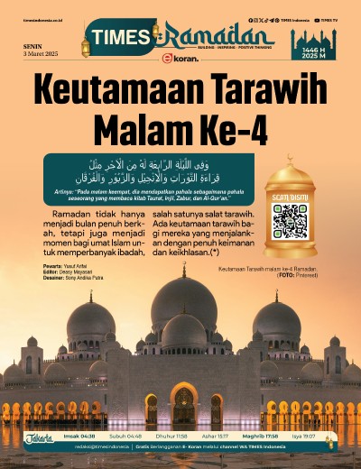 Edisi Senin, 3 Maret 2025: E-Koran, Bacaan Positif Masyarakat 5.0