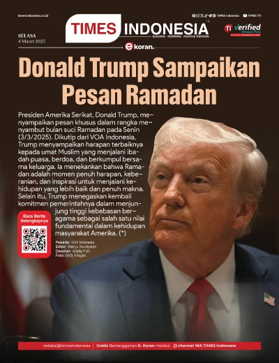 Edisi Selasa, 4 Maret 2025: E-Koran, Bacaan Positif Masyarakat 5.0