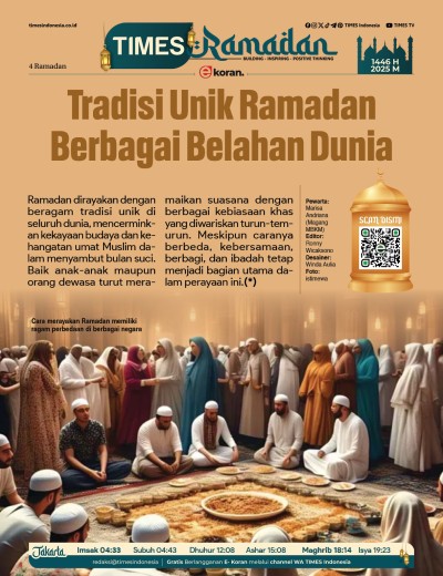 Edisi Selasa, 4 Maret 2025: E-Koran, Bacaan Positif Masyarakat 5.0