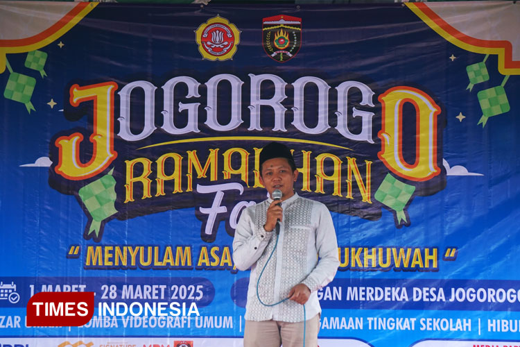 Sambutan PJ Kepala Desa Jogorogo dalam kegiatan