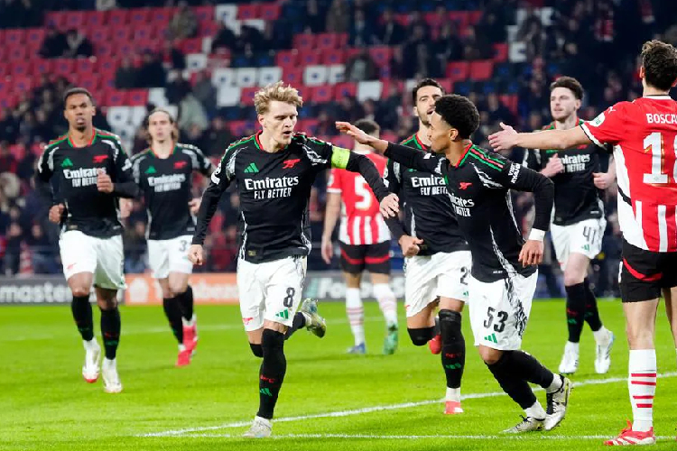 Liga Champions, Arsenal Pesta Gol di Markas PSV Eindhoven