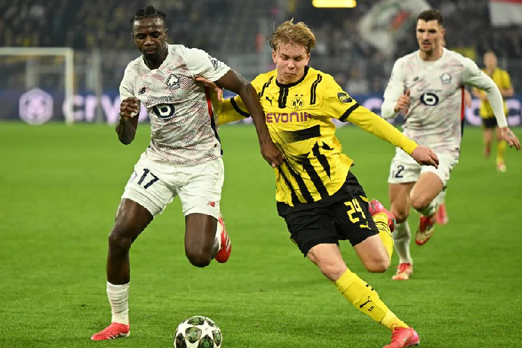 Liga Champions, Lille Tahan Imbang Tuan Rumah Borussia Dortmund