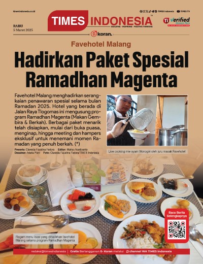 Edisi Rabu, 5 Maret 2025: E-Koran, Bacaan Positif Masyarakat 5.0