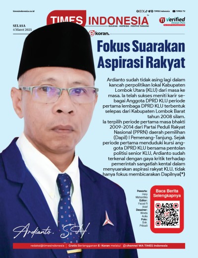Edisi Rabu, 5 Maret 2025: E-Koran, Bacaan Positif Masyarakat 5.0