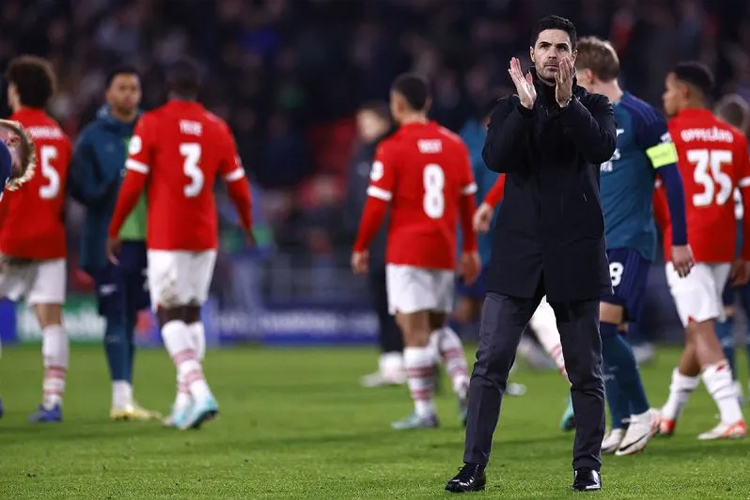 Pelatih Arsenal, Mikel Arteta.