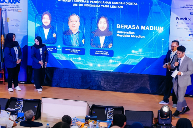 Digitalisasi Kelola Sampah Antar Tim Unmer Madiun ke Final 1000x Innovation Challenge 2025