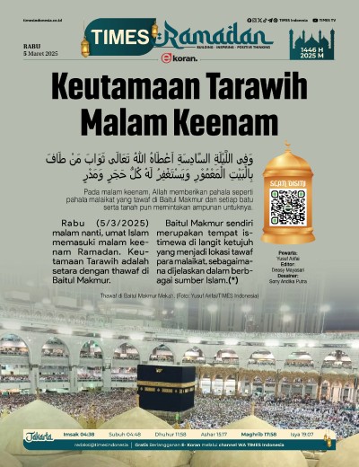 Edisi Rabu, 5 Maret 2025: E-Koran, Bacaan Positif Masyarakat 5.0