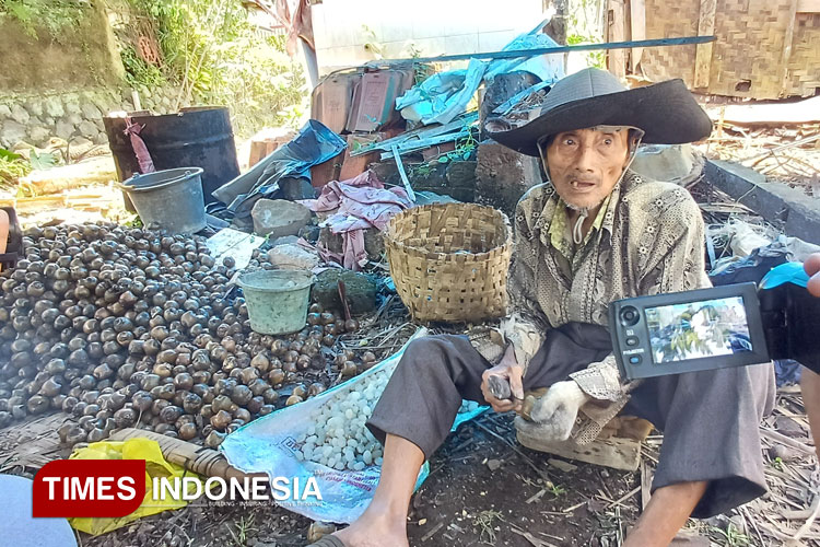 Kampung Kolang-Kaling di Desa Sukamanah Cianjur. (FOTO: Wandi Ruswannur/TIMES Indonesia)