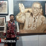 Wajah Ayah Prabowo Subianto Mejeng di Pameran Lukisan JlExpo Kemayoran