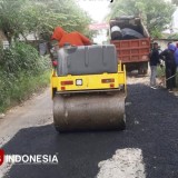 Sambut Pemudik, Pemkab Lamongan Perbaiki Jalan Berlubang dan PJU