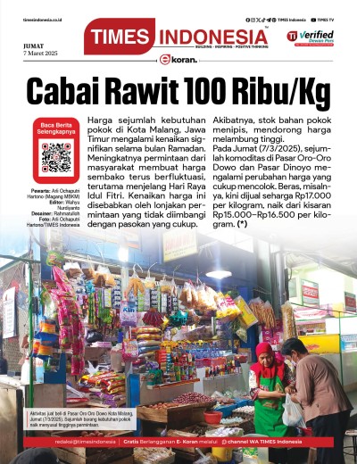 	Edisi Jumat, 7 Maret 2025: E-Koran, Bacaan Positif Masyarakat 5.0