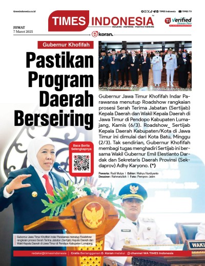 	Edisi Jumat, 7 Maret 2025: E-Koran, Bacaan Positif Masyarakat 5.0