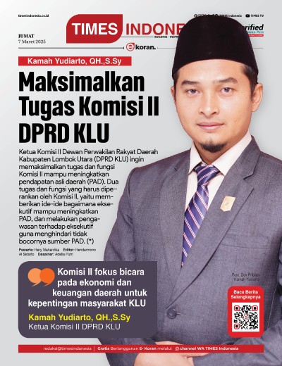 Edisi Jumat, 7 Maret 2025: E-Koran, Bacaan Positif Masyarakat 5.0