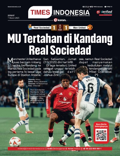 Edisi Jumat, 7 Maret 2025: E-Koran, Bacaan Positif Masyarakat 5.0