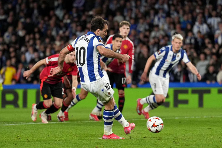 Liga Europa, Manchester United Tertahan di Kandang Real Sociedad