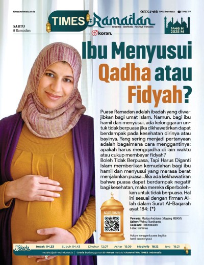 Edisi Sabtu, 8 Maret 2025: E-Koran, Bacaan Positif Masyarakat 5.0