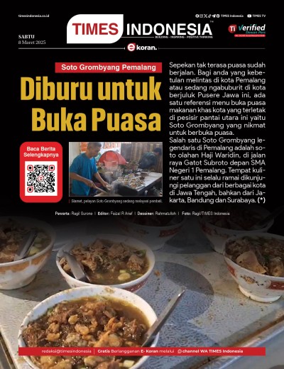 Edisi Sabtu, 8 Maret 2025: E-Koran, Bacaan Positif Masyarakat 5.0